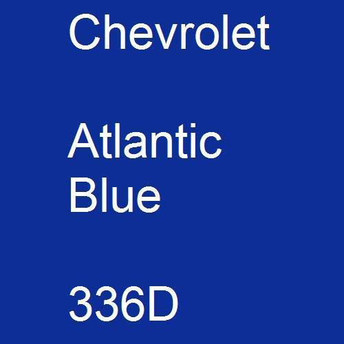 Chevrolet, Atlantic Blue, 336D.